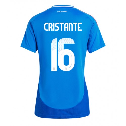 Dres Italija Bryan Cristante #16 Domaci za Žensko EP 2024 Kratak Rukav